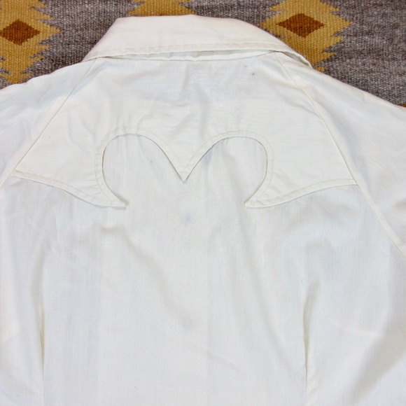 Vintage 1960's Western Cowgirl Pearl Snap Blouse - Picture 7 of 7
